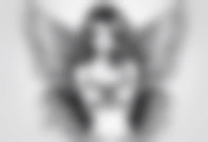 angel in underwear tattoo idea