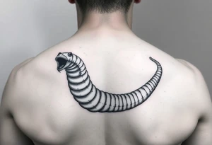 realistic dune themed tattoo sandworms tattoo idea