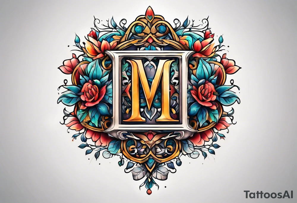 A secret alphabet tattoo idea