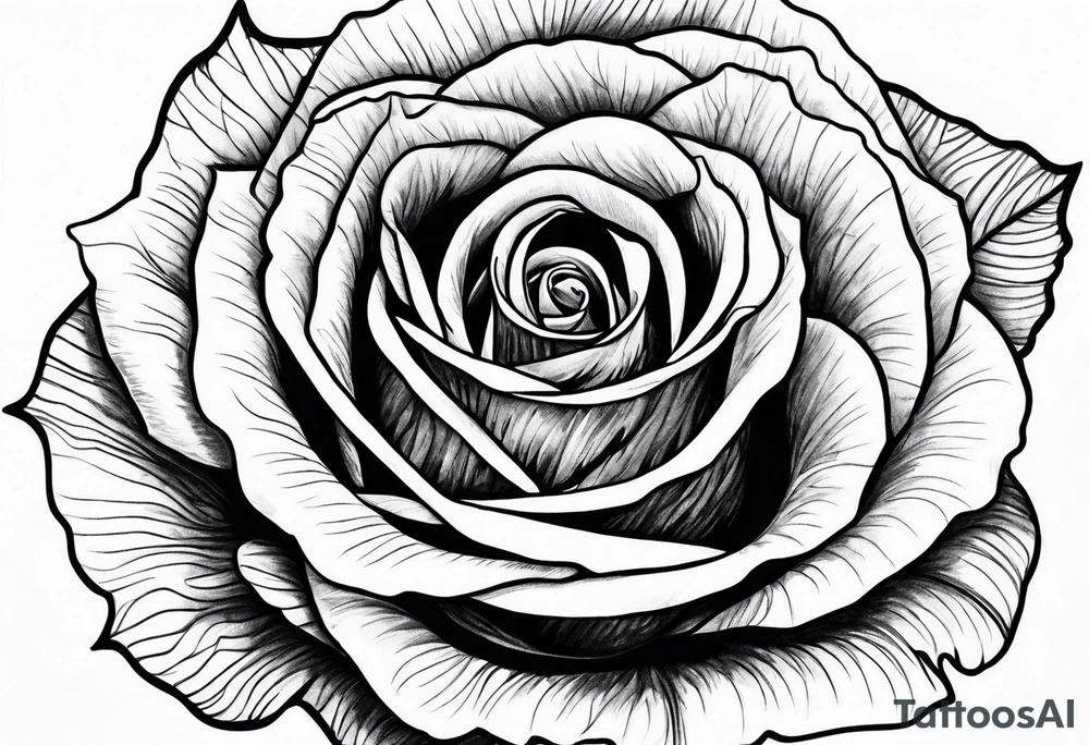 Bondage rose in mouth tattoo idea
