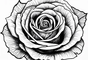 Bondage rose in mouth tattoo idea