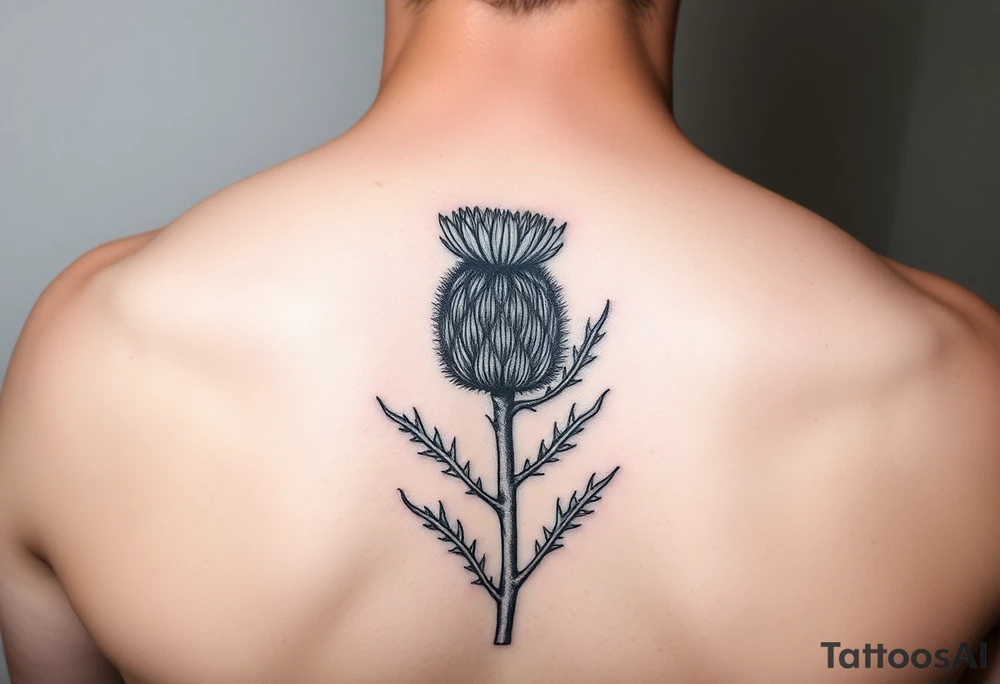 thistle tattoo idea