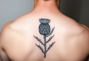 thistle tattoo idea