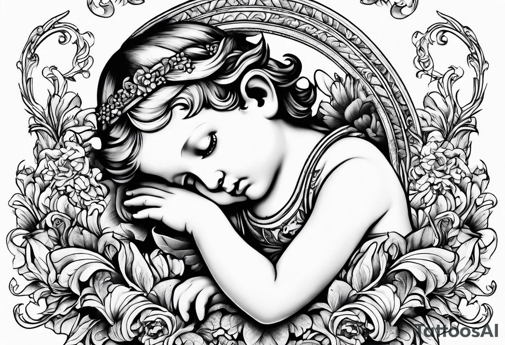 cherub tattoo idea