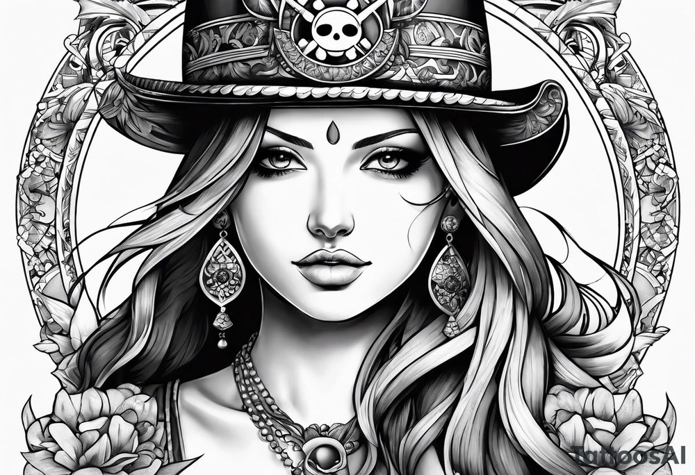 one piece tattoo idea