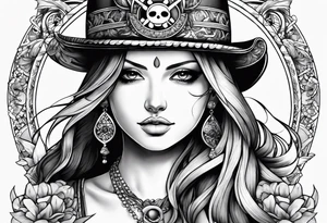 one piece tattoo idea