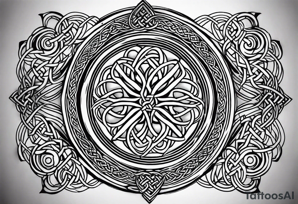 Celtic Viking sleeve tattoo tattoo idea