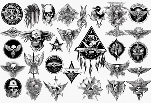 Lynyrd Skynyrd highly detailed tattoo idea