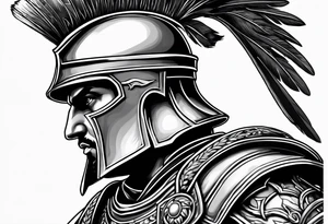 roman soldier, greek soldier, knight tattoo idea