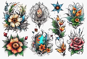 garden tattoo idea