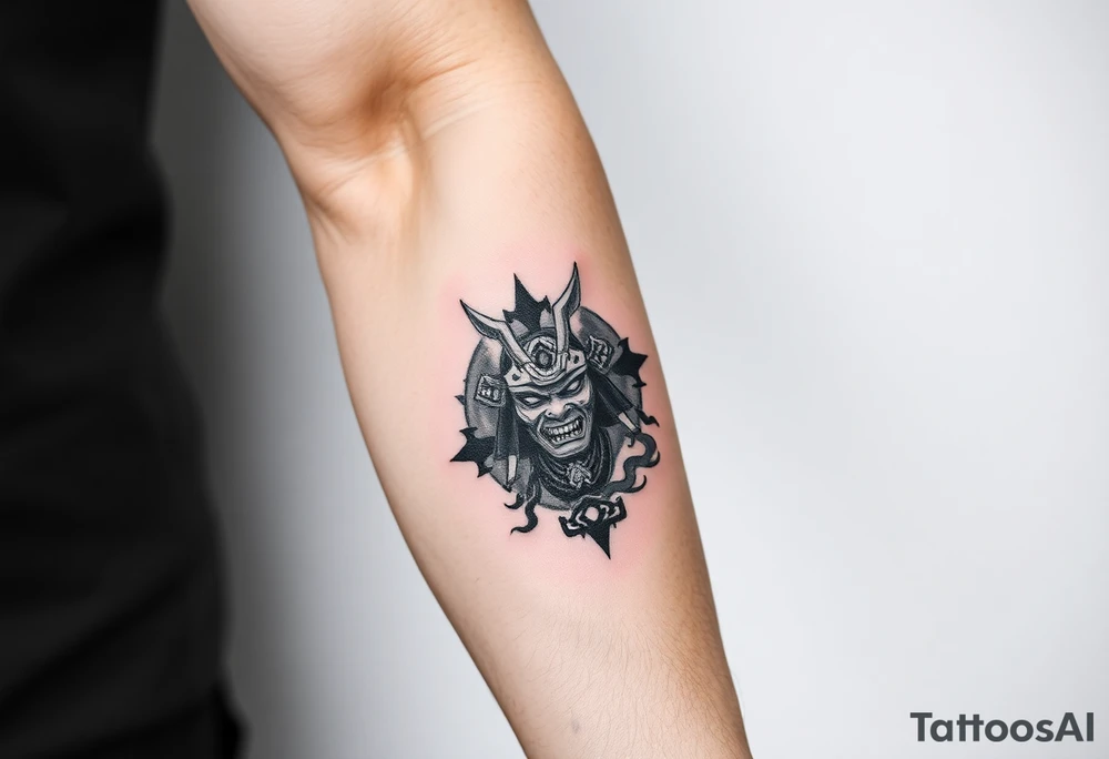 amaterasu and samurai tattoo idea