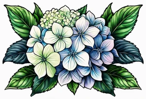 Hydrangea tattoo idea