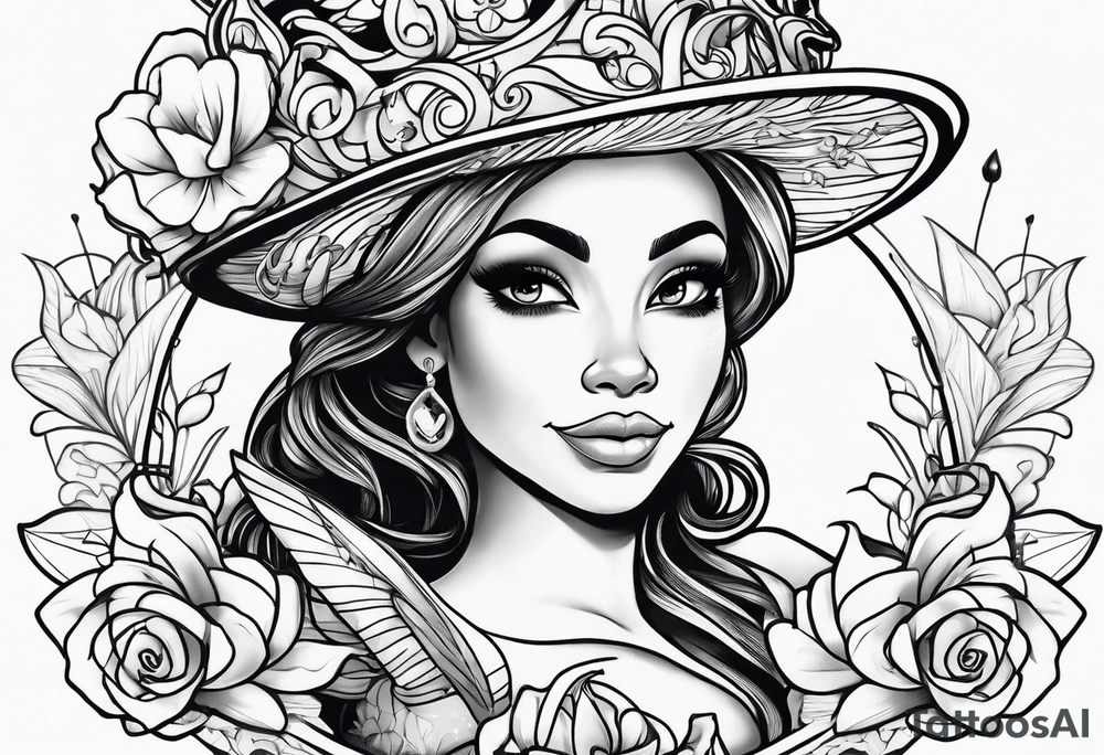 Princess and the frog tattoo idea