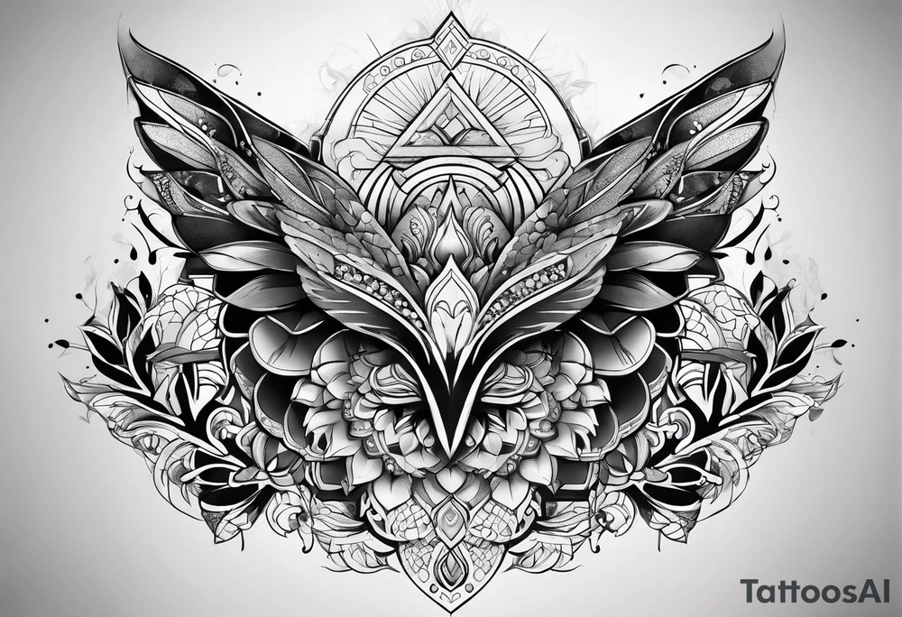 background design tattoo idea