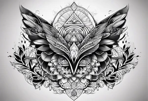 background design tattoo idea