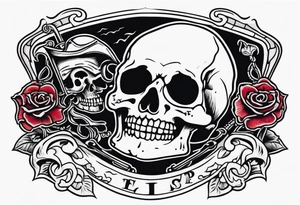 loose lips sink ships skeleton's and death wicked tattoo idea