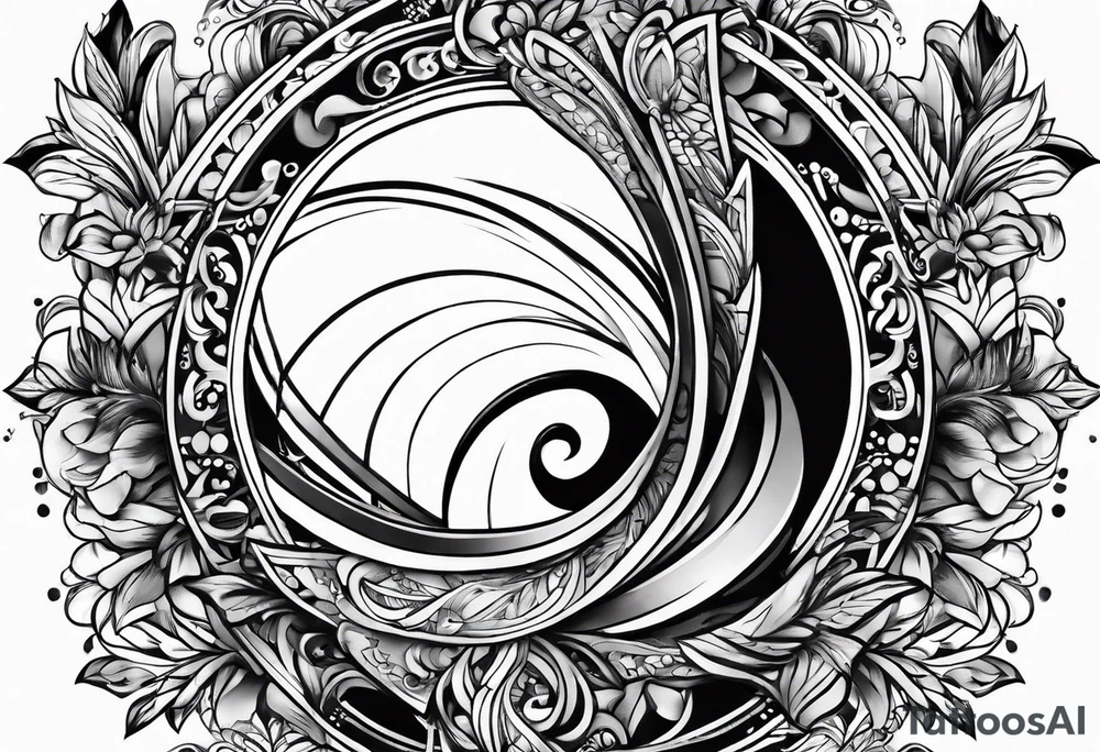 Infinity loop with p d tattoo idea
