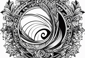 Infinity loop with p d tattoo idea