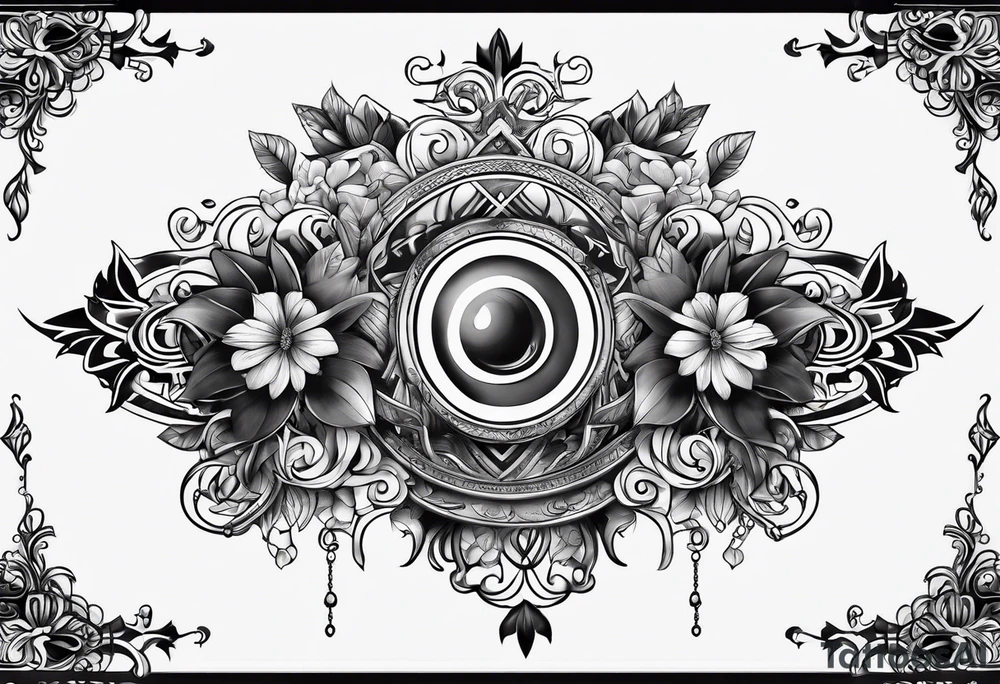 Underchest tattoo tattoo idea
