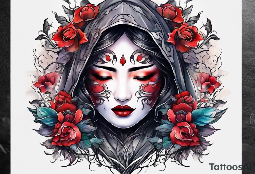 No face tattoo idea