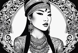 Vietnamese tribal tattoo tattoo idea