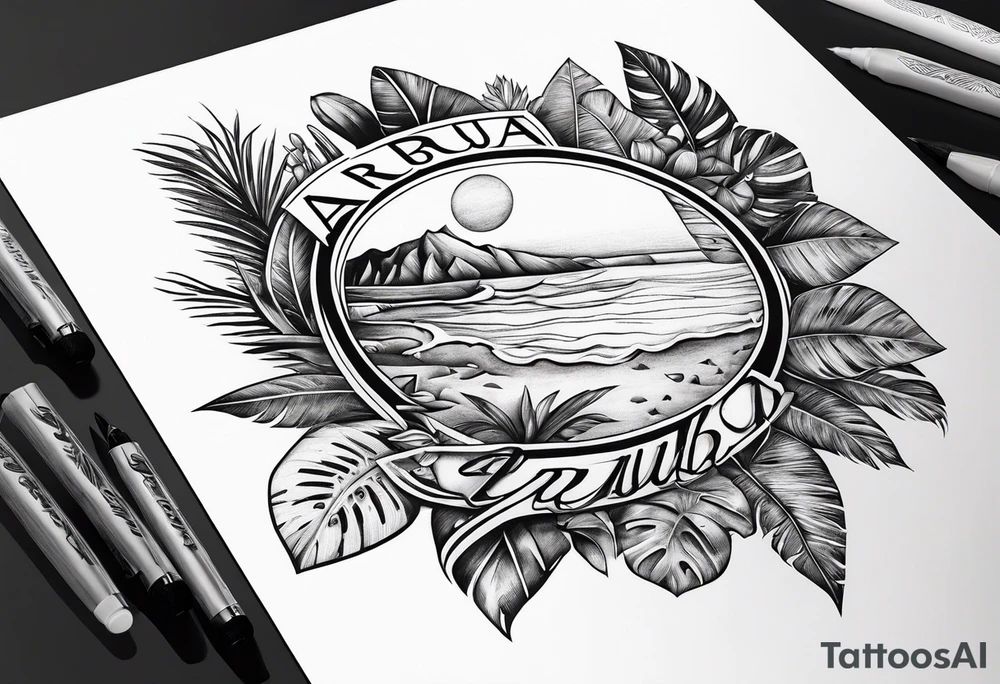 Aruba sign tattoo idea