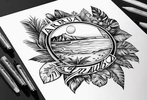 Aruba sign tattoo idea