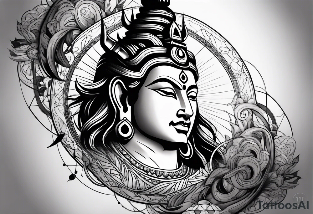 Shiva tattoo, angry tattoo idea