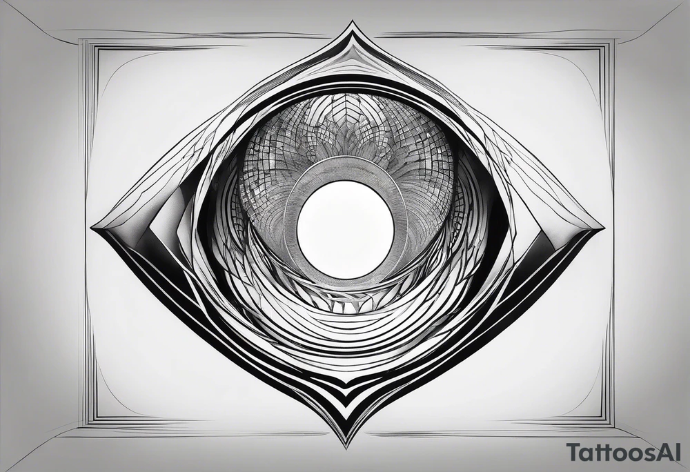 small wormhole tattoo tattoo idea