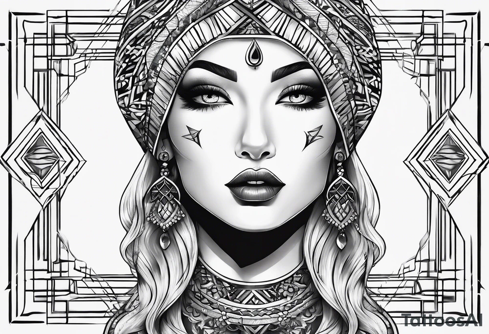 losange tattoo idea
