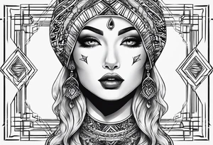 losange tattoo idea
