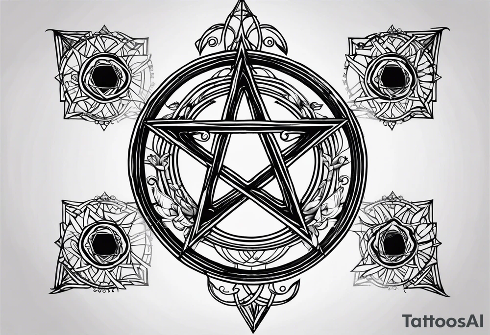 Sigil pentagram tattoo idea