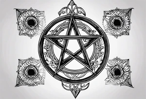 Sigil pentagram tattoo idea