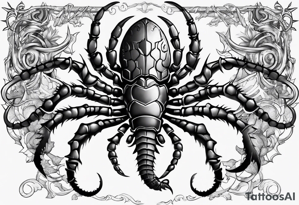 scorpio tattoo idea