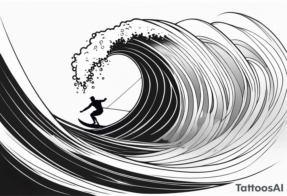 Windsurfer, wave tattoo idea