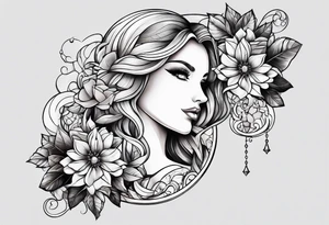 Two Puzzle pieces tattoo idea