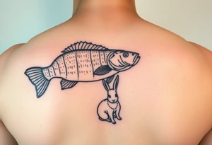 Jesus, Davis ,crappie fishing and rabbit hunting tattoo idea