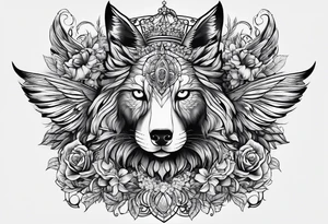 Pain discipline and catholic religion. love to animals. tattoo idea