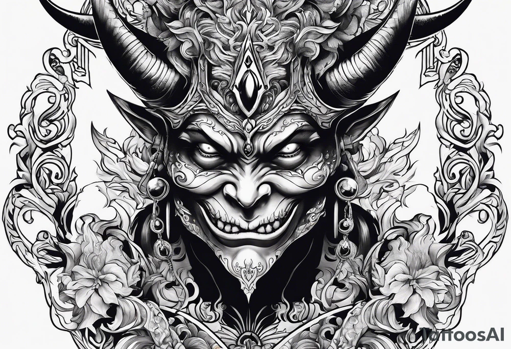 Demon stealing my soul tattoo idea