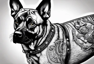 Usmc devil dog tattoo idea