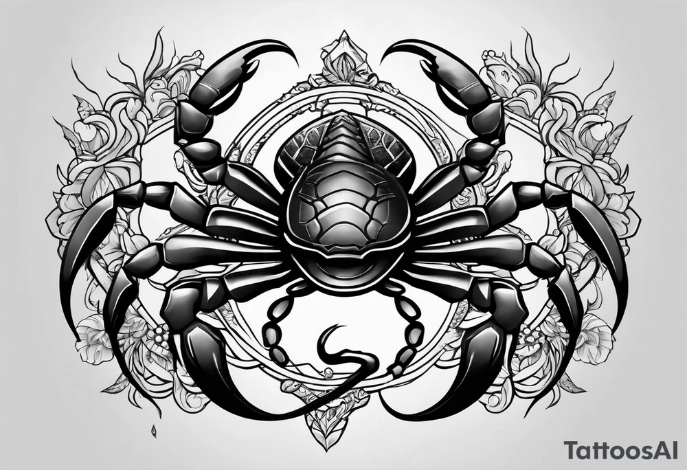 scorpio tattoo idea