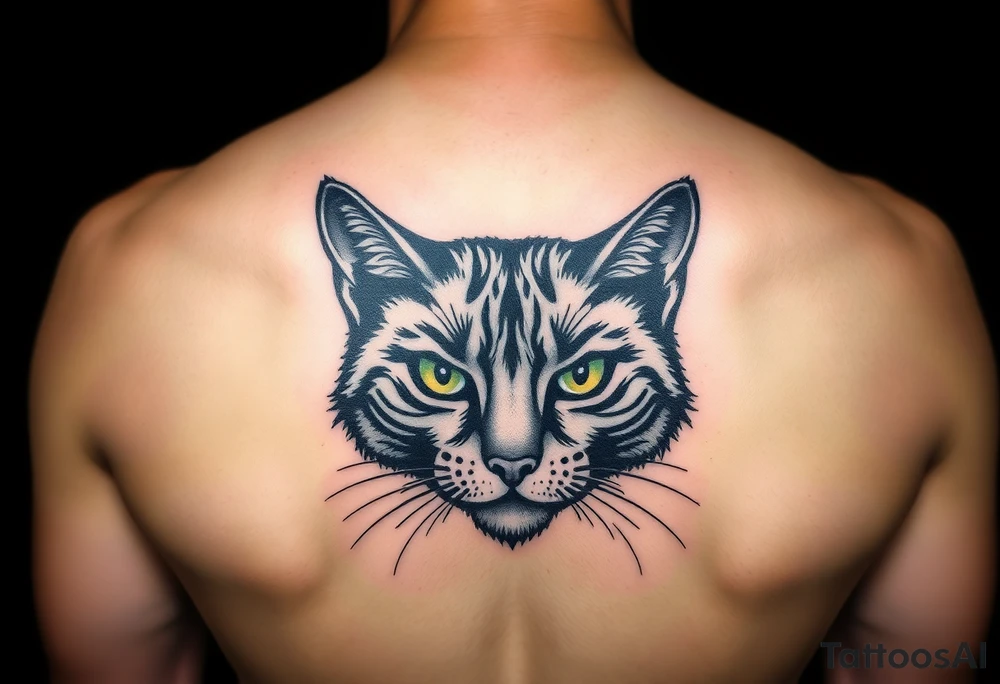 Black Cat tattoo idea