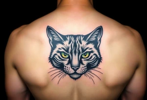 Black Cat tattoo idea