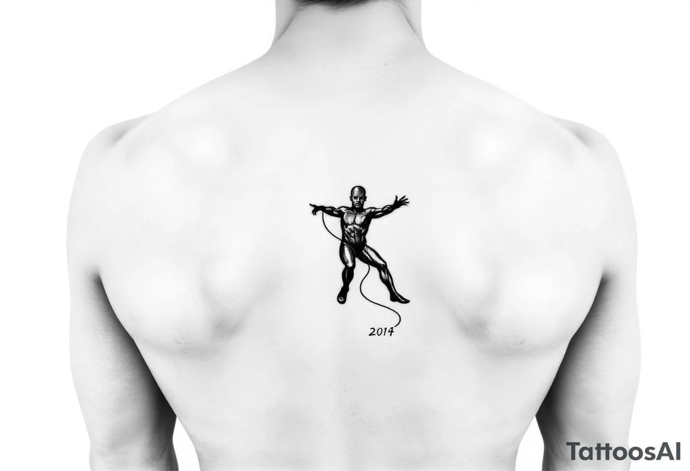 may weather jumping rope tattoo idea