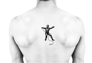 may weather jumping rope tattoo idea