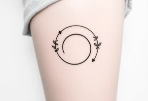 Rewind symbol include the play pause and stop inside the circle tattoo idea