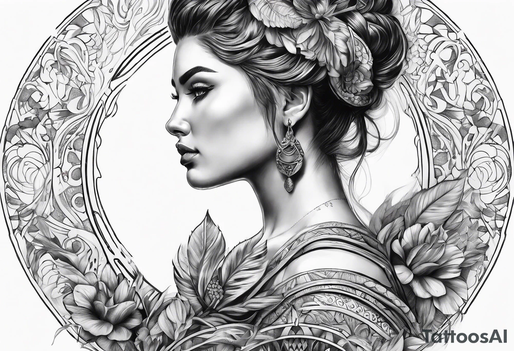 Estátua grega tattoo idea