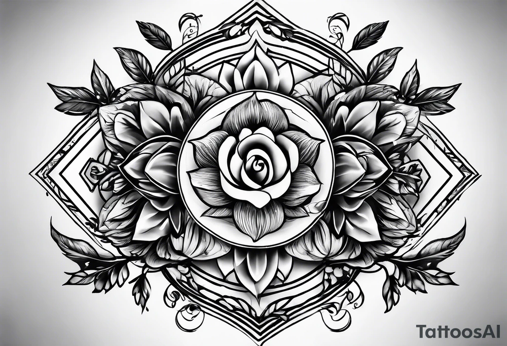 W with arrows tattoo idea