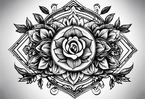 W with arrows tattoo idea