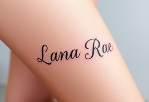 Lana Rae tattoo idea